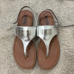 Michael Kors Silver Sandals